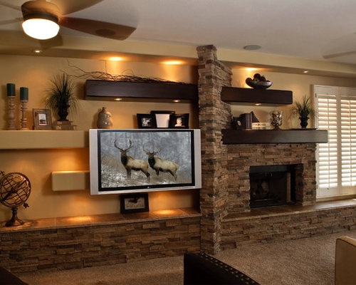 Drywall Entertainment Center | Houzz