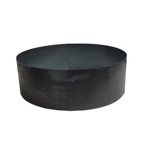 Quality Brand Company QBC PD Metals Steel Campfire Ring Solid Design Unpainted with Fire Poker Extra Large 60 d x 12 h 