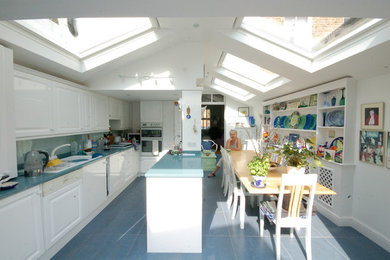 Contemporary kitchen in London.