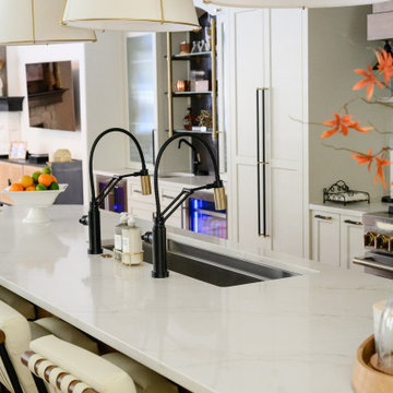 Modern kitchen with French Country detail