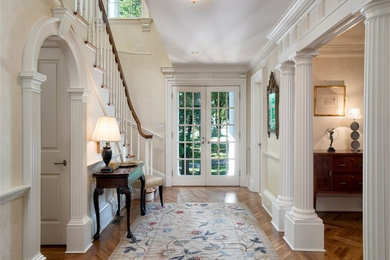 Transitional entryway photo in Chicago