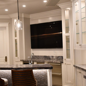 Ocean View Dana Point cabinet painting and refinishing project