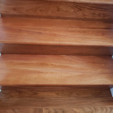 Stair Remodeling Atlanta, Brazilian Cherry