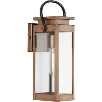 Union Square 1 Light Outdoor Wall Light, Antique Copper