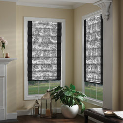 Waverly Roman Shades Country Life Estates Onyx - Roman Shades