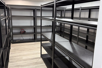Inspiration for a contemporary closet remodel