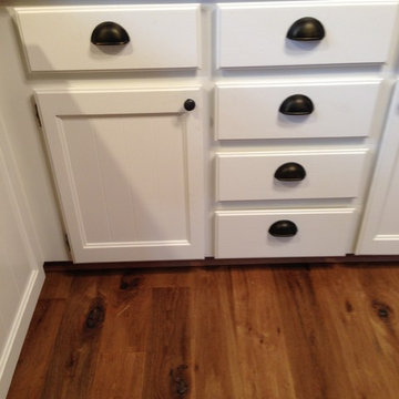 From Dark Brown Cabinets to Chic White