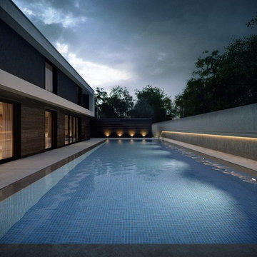 House with Pool. Exterior