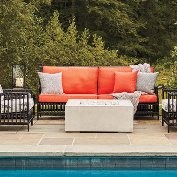 Autumn By The Fire Table Patio Living Room