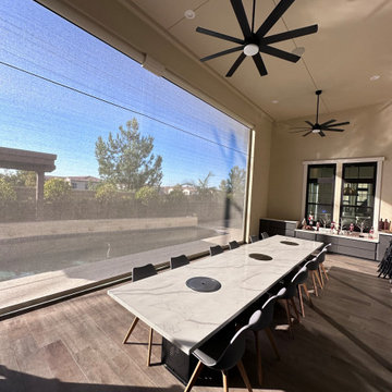 35' Motorized California Room Screen