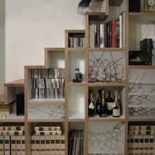 Basement storage ideas (stairs)