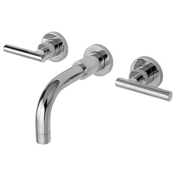 Newport Brass 3-991L East Linear Double Handle Widespread Wall - Polished
