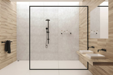Example of a bathroom design in Bordeaux