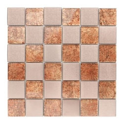 Exotic Glass Trend Foil Metal Mix I-444 - Tile