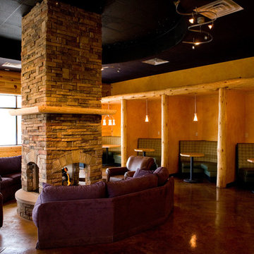 Gorgeous vertical full-log corners