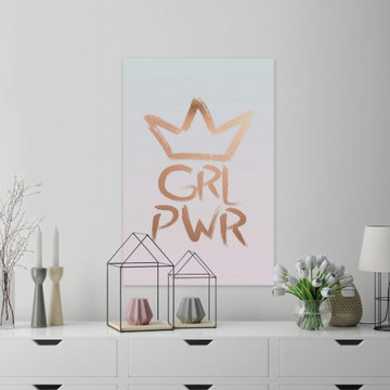 "Girl Power IV" Painting Print on Wrapped Canvas