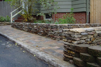 Inspiration for a craftsman patio remodel in Boston