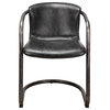 Industrial Freeman Dining Chair Antique Black - M2 - Black