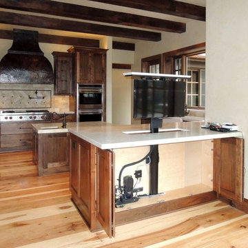Kitchen TV lift