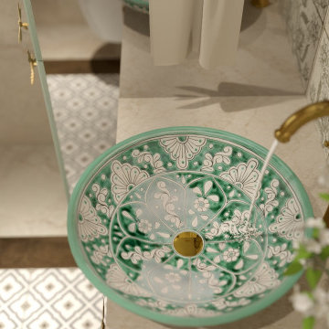 Hand-painted Cerames sinks – Mexican craftsmanship