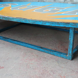 Balinese Surfboard Coffee Table - Coffee Tables