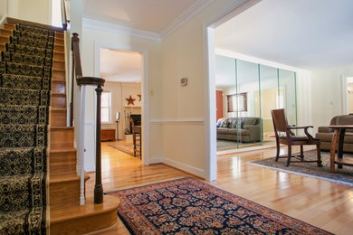 Entryway - farmhouse entryway idea in Richmond
