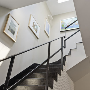 This is an example of a contemporary metal staircase in Philadelphia.