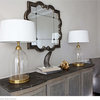 Glass Dome Table Lamp (Natural Brass)