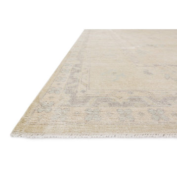 Subtle Antique Washed Hand Knotted Pierce Area Rug, 2'x3', Pp-03