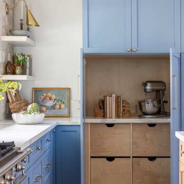 French Blue Kitchen