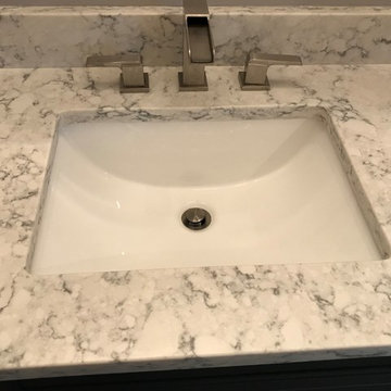 Custom Amish Cabinetry and Waypoint Cabinetry- Extra White and Peppercorn Grey
