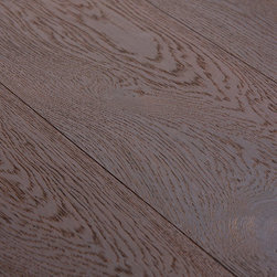 Nero Oak Brushed White Oil - Engineered Wood Flooring
