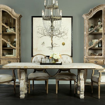 Italian Lyre dining table