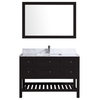 Vanity Cabinet Set Espresso 41.375"W LV6-42B