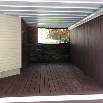 Windham, NH under ceiling with mosquito curtains
