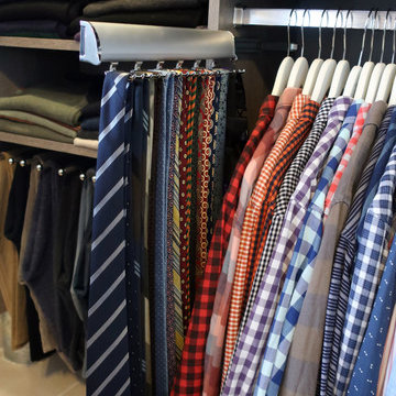 Men's Minneapolis Reach-In Closet Before and After