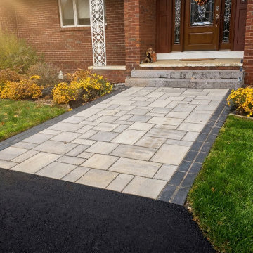 Modern Pea Stone Patio Installation in Clifton Park, NY