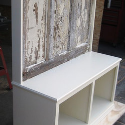 Bench seats made using old doors - Products