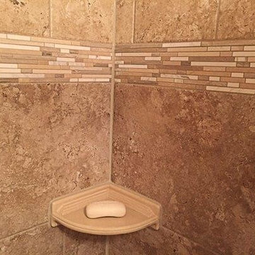 Updated Bathroom with Tub surround in Norfolk, NE