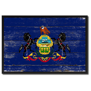 Pennsylvania State Flag Canvas Print, 13"x17"