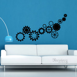 Cogs wall decals - Wall Decals