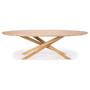 Oval Oak Dining Table | OROA Mikado