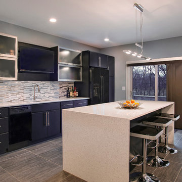 Classy Modern Basement Bar