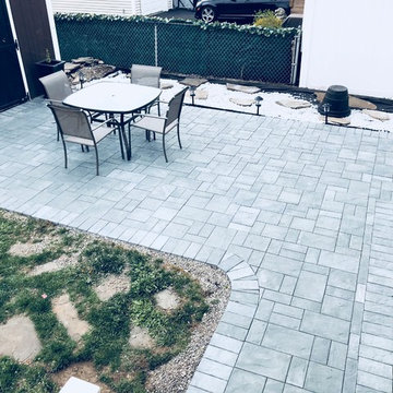 Ledgestone Slate Paver Patio