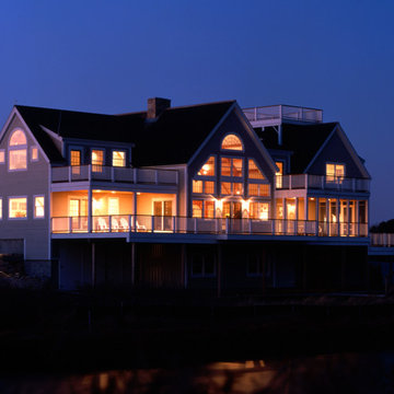 Waterfront Post and Beam Home on Cape Cod