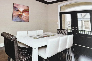 Inspiration for a transitional dining room remodel in Toronto