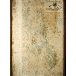 Map Muskoka Lakes - Artwork