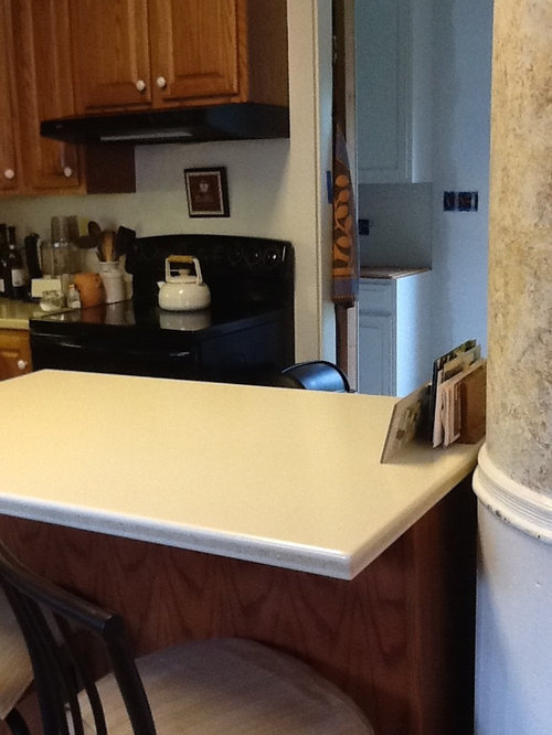 Solid wood countertops
