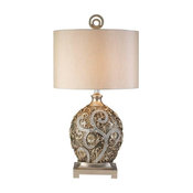 Silver Vine Table Lamp