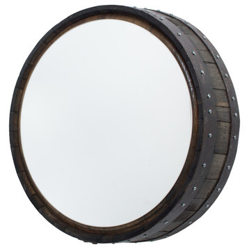 Bourbon Barrel Mirror